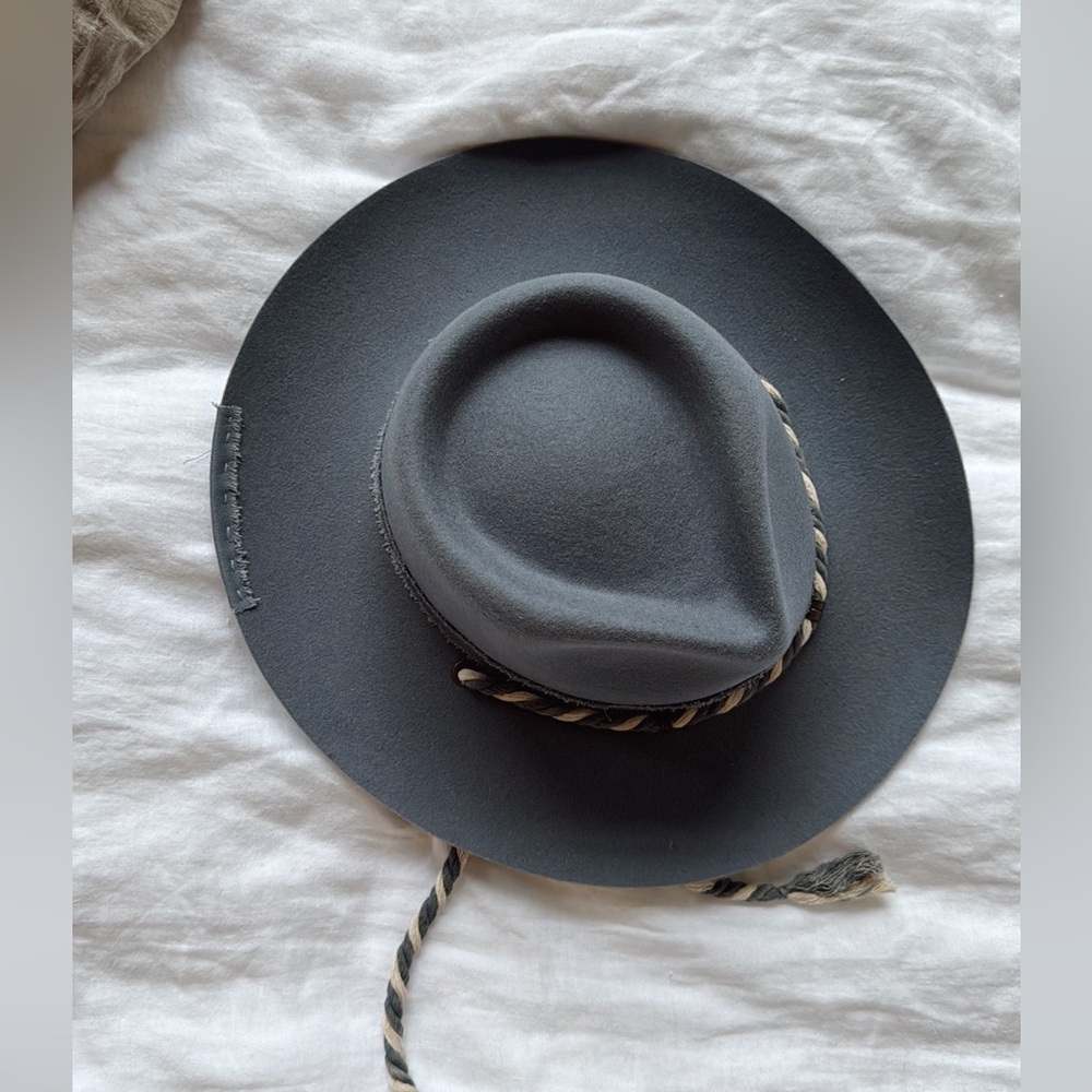 Gigi Pip Denim Dreams Zephyr Wide Brim Hat - Picture 4 of 6